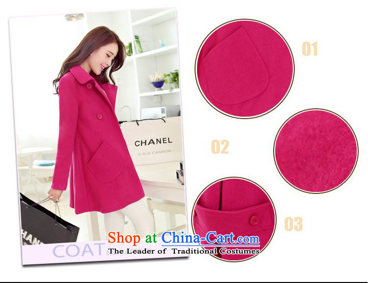 Euro 2015 yarn covered by the autumn and winter new gross jacket version won? long loose video thin coat cloak?? jacket women larger navy XXXL picture, prices, brand platters! The elections are supplied in the national character of distribution, so action, buy now enjoy more preferential! As soon as possible.