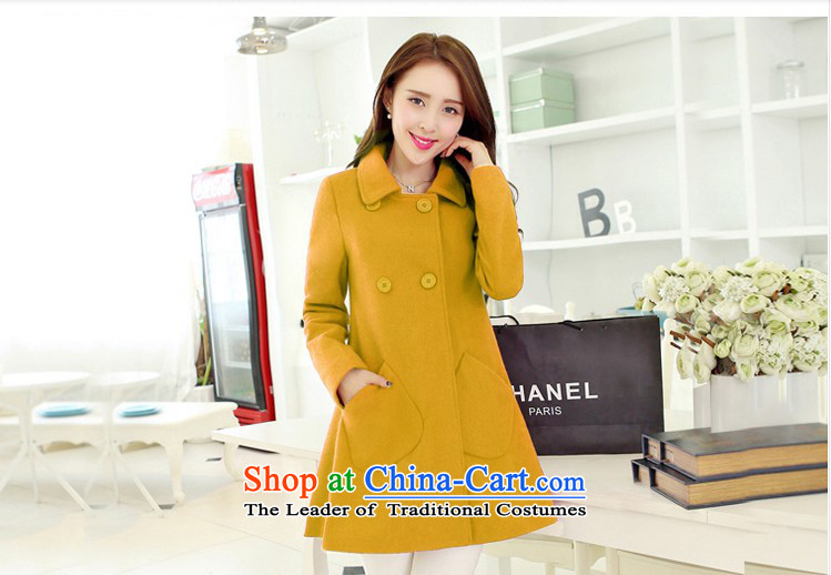Euro 2015 yarn covered by the autumn and winter new gross jacket version won? long loose video thin coat cloak?? jacket women larger navy XXXL picture, prices, brand platters! The elections are supplied in the national character of distribution, so action, buy now enjoy more preferential! As soon as possible.