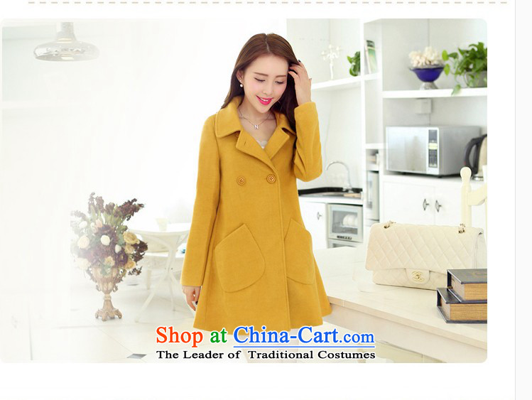 Euro 2015 yarn covered by the autumn and winter new gross jacket version won? long loose video thin coat cloak?? jacket women larger navy XXXL picture, prices, brand platters! The elections are supplied in the national character of distribution, so action, buy now enjoy more preferential! As soon as possible.