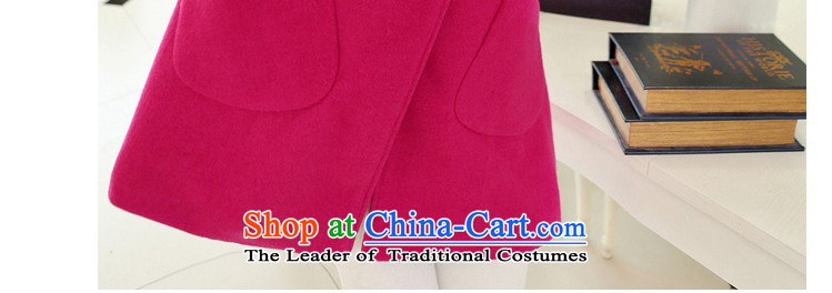Euro 2015 yarn covered by the autumn and winter new gross jacket version won? long loose video thin coat cloak?? jacket women larger navy XXXL picture, prices, brand platters! The elections are supplied in the national character of distribution, so action, buy now enjoy more preferential! As soon as possible.