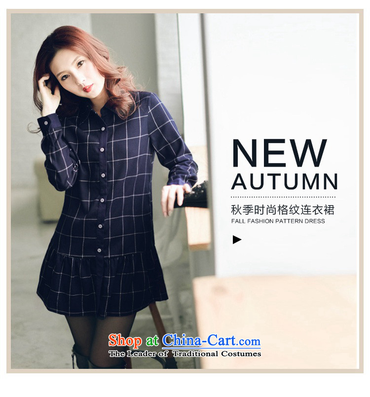 To install the latest Autumn 2015 better products and stylish Korean Mock-neck latticed stamp to xl 100 pleated skirts swing dresses blue 2XL Photo, prices, brand platters! The elections are supplied in the national character of distribution, so action, buy now enjoy more preferential! As soon as possible.