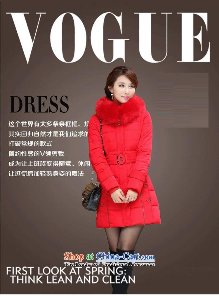 Mr James TIEN Yi Won thick-mei women 200 catties female feather cotton coat extra female winter robe girl for women large jacket female feather cotton coat to increase the number of female ãþòâ BOURDEAUX 6XL suitable for 195 to 205 catties thick sister picture, prices, brand platters! The elections are supplied in the national character of distribution, so action, buy now enjoy more preferential! As soon as possible.