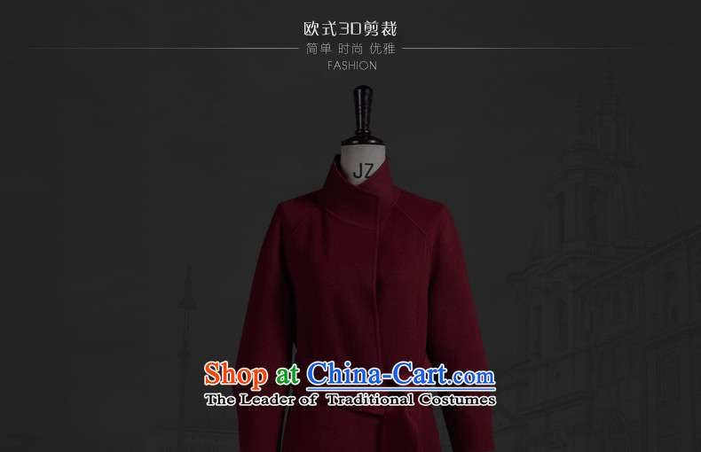 Headquarters or Chu-sided flannel woolen coat female 2015 autumn and winter wine red new ultra long hair so Sau San jacket wine red M picture, prices, brand platters! The elections are supplied in the national character of distribution, so action, buy now enjoy more preferential! As soon as possible.