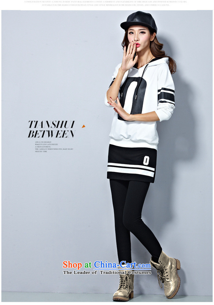 Morning to 2015 autumn and winter sports large suite lounge hoodie long-sleeved letter stamp baseball uniform Skort Two-piece set with white 3XL( recommendations 150-165¨catties) Picture, prices, brand platters! The elections are supplied in the national character of distribution, so action, buy now enjoy more preferential! As soon as possible.