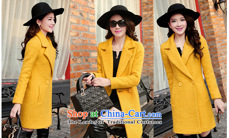 Cioni 2015 autumn and winter Korean Women's jacket? gross wild in the thick of large numbers of Sau San Solid Color wool a wool coat green L picture, prices, brand platters! The elections are supplied in the national character of distribution, so action, buy now enjoy more preferential! As soon as possible.