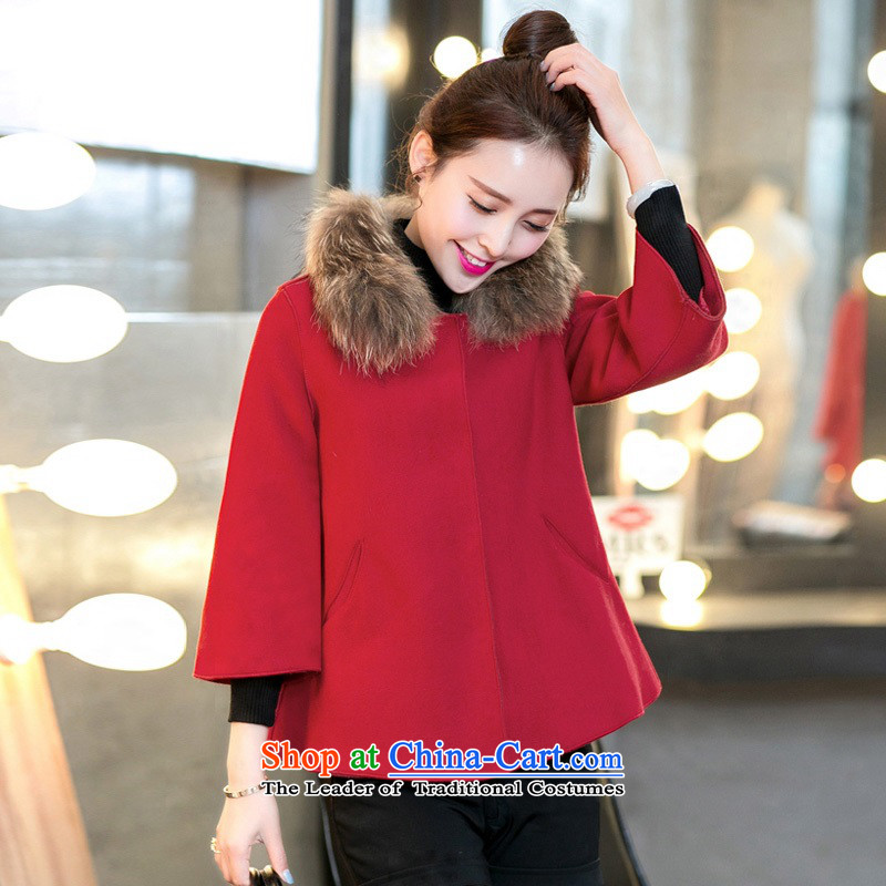 Arthur magic yi 2015 autumn and winter for women Korean small incense wind-thick cloak gross jacket BOURDEAUX L? Arthur Magic Yi shopping on the Internet has been pressed.