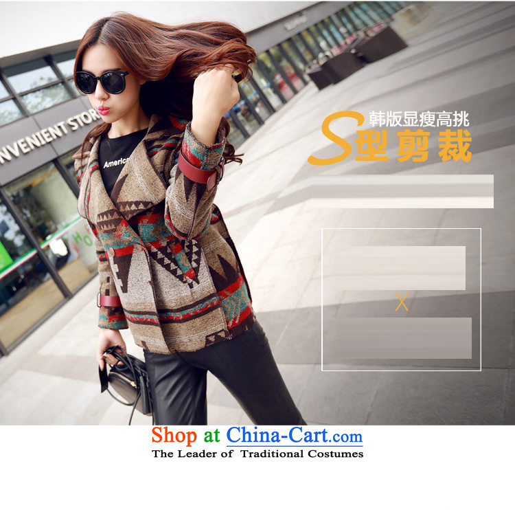 Sin has loaded the autumn and winter 2015 new Korean fashion arts gross retro look Sau San? female picture color jacket    M picture, prices, brand platters! The elections are supplied in the national character of distribution, so action, buy now enjoy more preferential! As soon as possible.