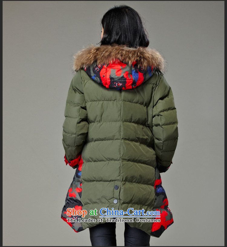 Curry murmured larger female cotton coat autumn and winter increase to the new trendy lounge video Army Green XXXL thin images, prices, brand platters! The elections are supplied in the national character of distribution, so action, buy now enjoy more preferential! As soon as possible.