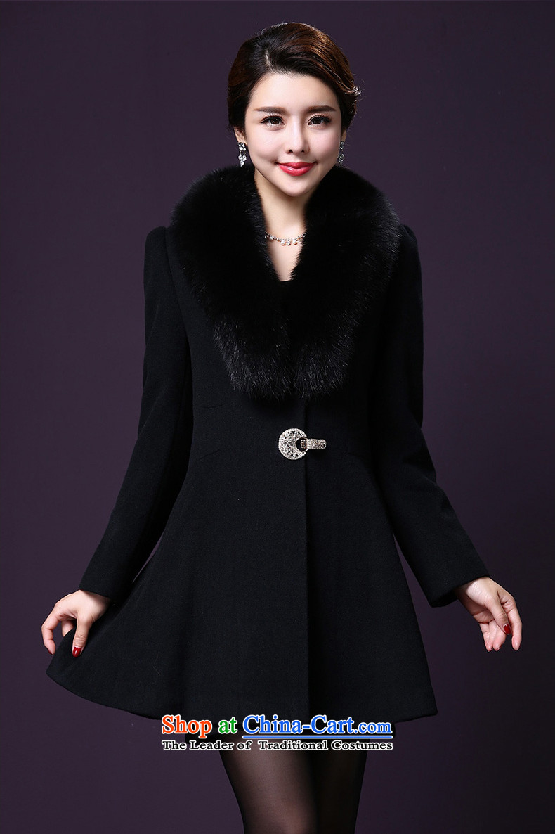 The Multimedia Room 2015 Is skirt coats female Korean winter thick new gross? 