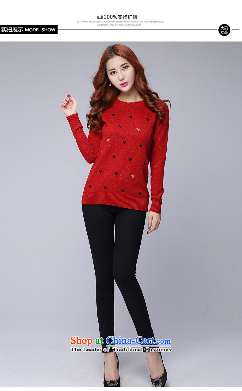 Hei princess fall 2015 slavery new larger female Korean version thin Knitted Shirt female long-sleeved shirt, forming the hedging Y56529 large blue code 3XL picture, prices, brand platters! The elections are supplied in the national character of distribution, so action, buy now enjoy more preferential! As soon as possible.