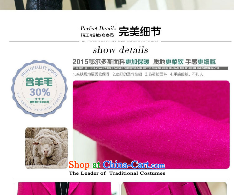 Pull economy- 2015 autumn and winter new women's winter coats female hair)??. Made from the Korean version of the jacket long coats of red L photo zp6906, prices, brand platters! The elections are supplied in the national character of distribution, so action, buy now enjoy more preferential! As soon as possible.