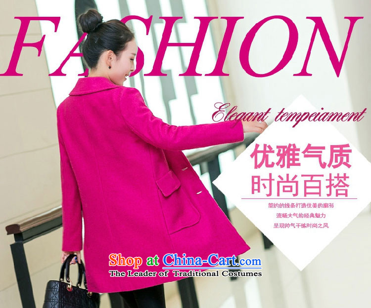 Pull economy- 2015 autumn and winter new women's winter coats female hair)??. Made from the Korean version of the jacket long coats of red L photo zp6906, prices, brand platters! The elections are supplied in the national character of distribution, so action, buy now enjoy more preferential! As soon as possible.