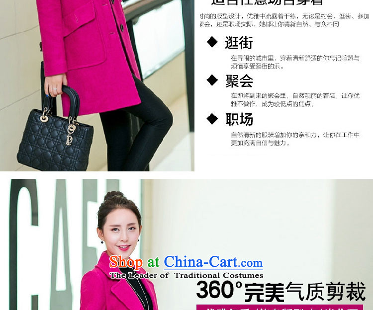 Pull economy- 2015 autumn and winter new women's winter coats female hair)??. Made from the Korean version of the jacket long coats of red L photo zp6906, prices, brand platters! The elections are supplied in the national character of distribution, so action, buy now enjoy more preferential! As soon as possible.