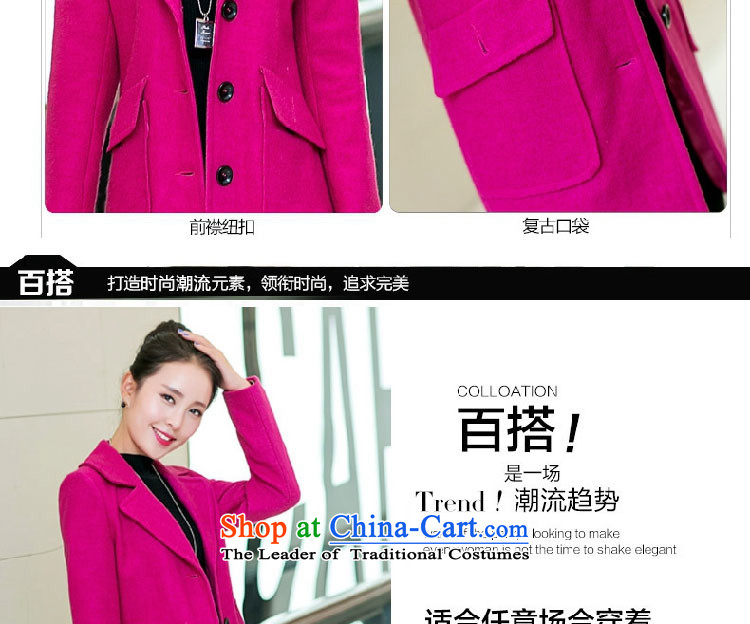 Pull economy- 2015 autumn and winter new women's winter coats female hair)??. Made from the Korean version of the jacket long coats of red L photo zp6906, prices, brand platters! The elections are supplied in the national character of distribution, so action, buy now enjoy more preferential! As soon as possible.