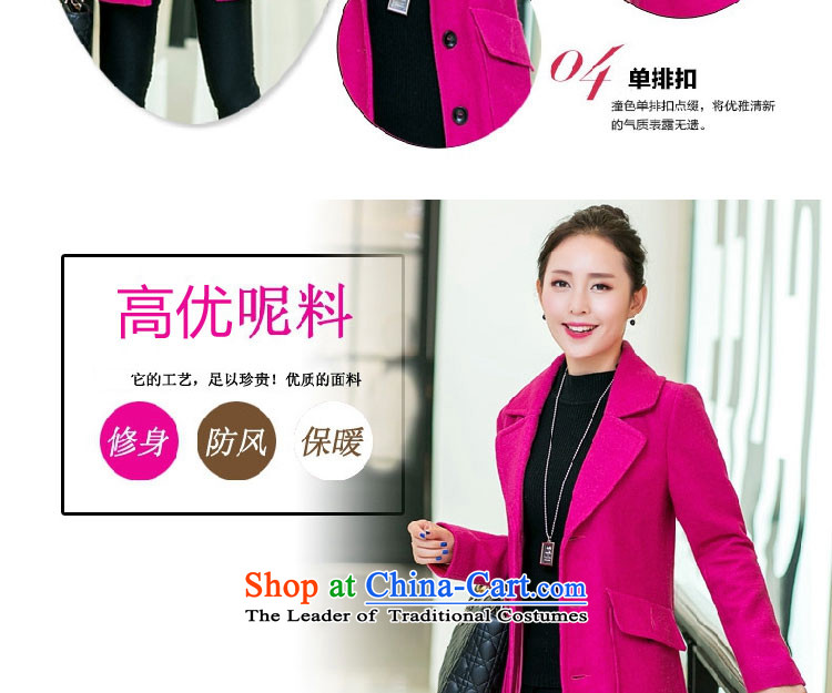 Pull economy- 2015 autumn and winter new women's winter coats female hair)??. Made from the Korean version of the jacket long coats of red L photo zp6906, prices, brand platters! The elections are supplied in the national character of distribution, so action, buy now enjoy more preferential! As soon as possible.