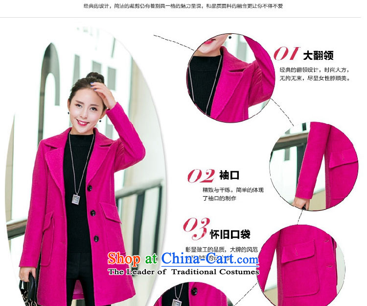 Pull economy- 2015 autumn and winter new women's winter coats female hair)??. Made from the Korean version of the jacket long coats of red L photo zp6906, prices, brand platters! The elections are supplied in the national character of distribution, so action, buy now enjoy more preferential! As soon as possible.