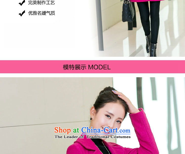 Pull economy- 2015 autumn and winter new women's winter coats female hair)??. Made from the Korean version of the jacket long coats of red L photo zp6906, prices, brand platters! The elections are supplied in the national character of distribution, so action, buy now enjoy more preferential! As soon as possible.