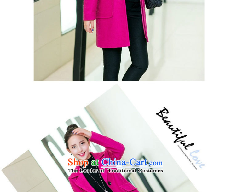 Pull economy- 2015 autumn and winter new women's winter coats female hair)??. Made from the Korean version of the jacket long coats of red L photo zp6906, prices, brand platters! The elections are supplied in the national character of distribution, so action, buy now enjoy more preferential! As soon as possible.