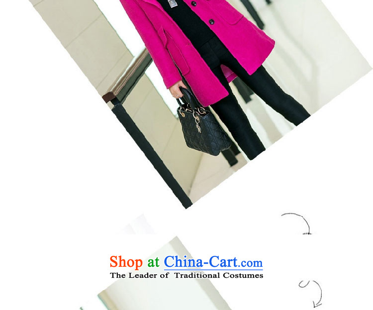 Pull economy- 2015 autumn and winter new women's winter coats female hair)??. Made from the Korean version of the jacket long coats of red L photo zp6906, prices, brand platters! The elections are supplied in the national character of distribution, so action, buy now enjoy more preferential! As soon as possible.