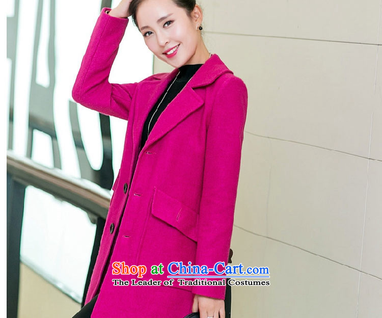 Pull economy- 2015 autumn and winter new women's winter coats female hair)??. Made from the Korean version of the jacket long coats of red L photo zp6906, prices, brand platters! The elections are supplied in the national character of distribution, so action, buy now enjoy more preferential! As soon as possible.