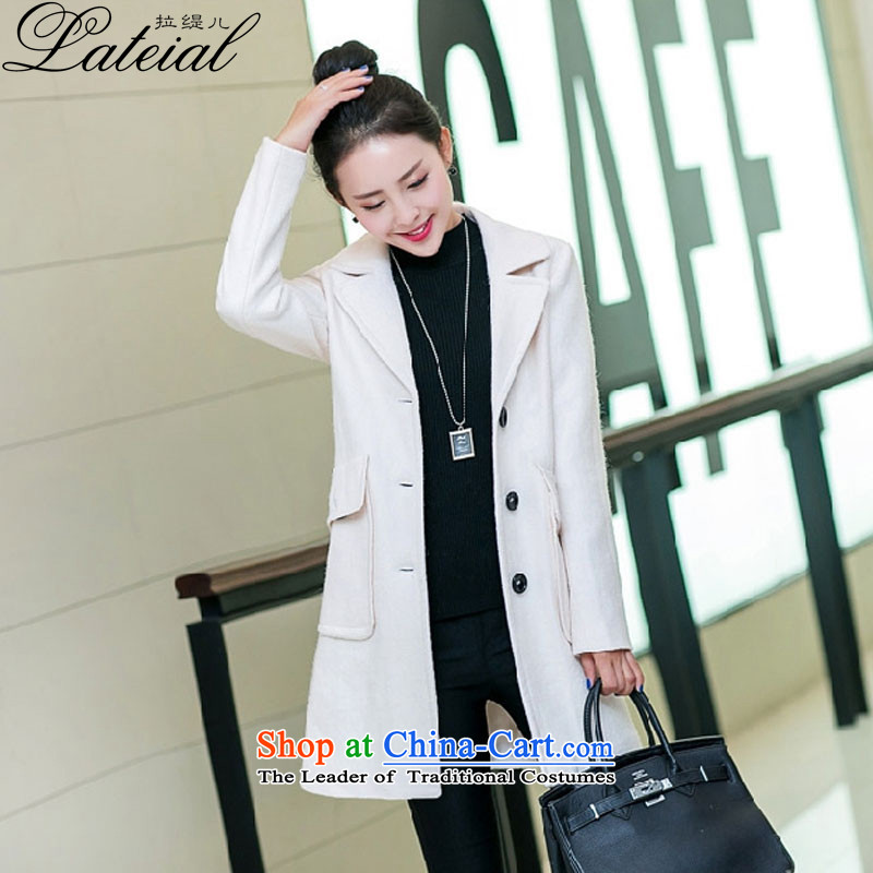Pull economy- 2015 autumn and winter new women's winter coats female hair)??. Made from the Korean version of the jacket long coats of red , L-zp6906 economy (lateial) , , , shopping on the Internet
