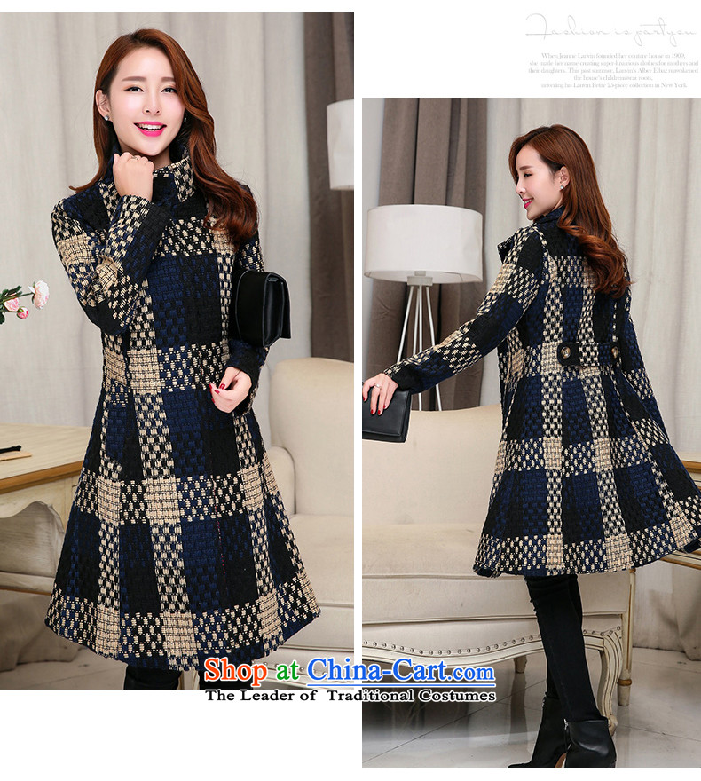 The United States welcomes the Nga gross? 2015 autumn and winter coats female replacing woolen coat female new gross? female Korean version of the jacket long cashmere overcoat female navy blue, M pictures, prices, brand platters! The elections are supplied in the national character of distribution, so action, buy now enjoy more preferential! As soon as possible.