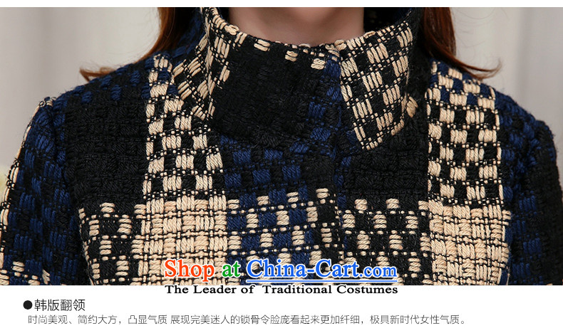 The United States welcomes the Nga gross? 2015 autumn and winter coats female replacing woolen coat female new gross? female Korean version of the jacket long cashmere overcoat female navy blue, M pictures, prices, brand platters! The elections are supplied in the national character of distribution, so action, buy now enjoy more preferential! As soon as possible.
