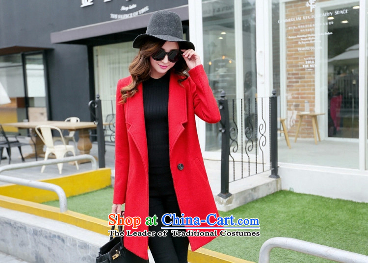 Weiwei Chen No. 2015 gross-jacket is caught the girl was long a wool coat 5607 Red XL Photo Sau San, prices, brand platters! The elections are supplied in the national character of distribution, so action, buy now enjoy more preferential! As soon as possible.