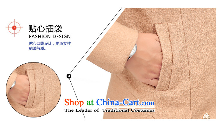 About the New 2015, hundreds of autumn and winter load sense of gross coats female Korean version of this stylish collar zip jacket, black M pictures short, prices, brand platters! The elections are supplied in the national character of distribution, so action, buy now enjoy more preferential! As soon as possible.