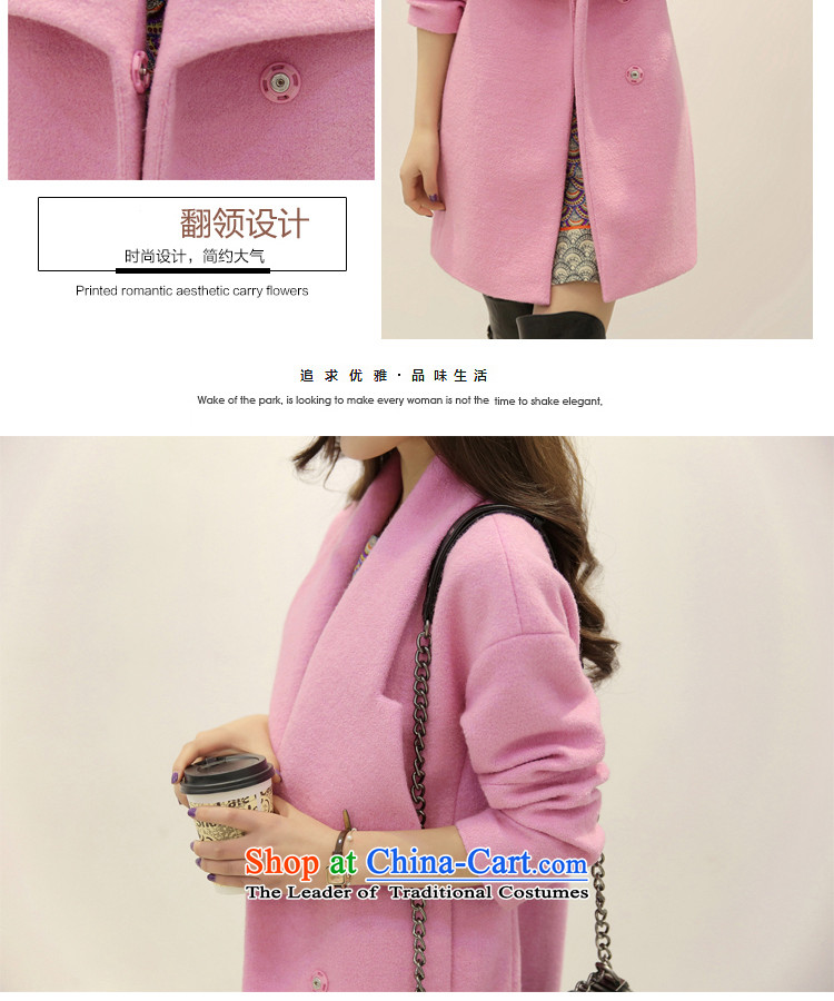 The 2015 autumn and winter thousands of new women's gross Korean female video thin coat is thick fall for women in long hair? Jacket - DARK BLUE M female stunning picture, prices, brand platters! The elections are supplied in the national character of distribution, so action, buy now enjoy more preferential! As soon as possible.