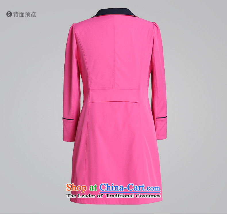 The former Yugoslavia Li Sau 2015 Fall/Winter Collections new larger female rates of reverse collar double-Video In thin long wind jacket in Red 2XL Photo 1238, prices, brand platters! The elections are supplied in the national character of distribution, so action, buy now enjoy more preferential! As soon as possible.