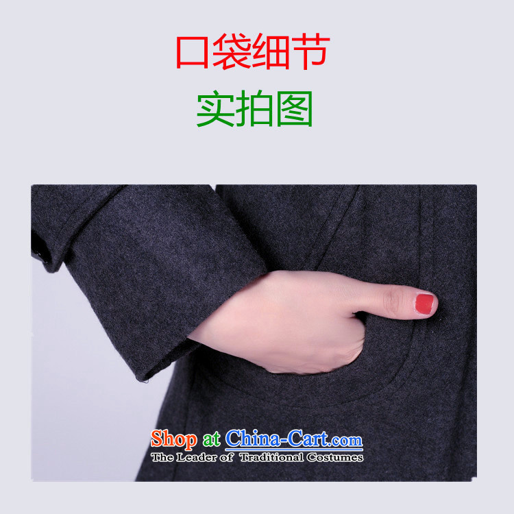 2015 WINTER Ms. new stylish temperament Cashmere wool coat long thickened? Warm Hoodie Gray L picture, prices, brand platters! The elections are supplied in the national character of distribution, so action, buy now enjoy more preferential! As soon as possible.