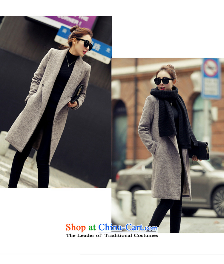 The 2015 autumn welcome new Korean Thick Long temperament a wool coat women's gross? jacket red XL Photo, prices, brand platters! The elections are supplied in the national character of distribution, so action, buy now enjoy more preferential! As soon as possible.