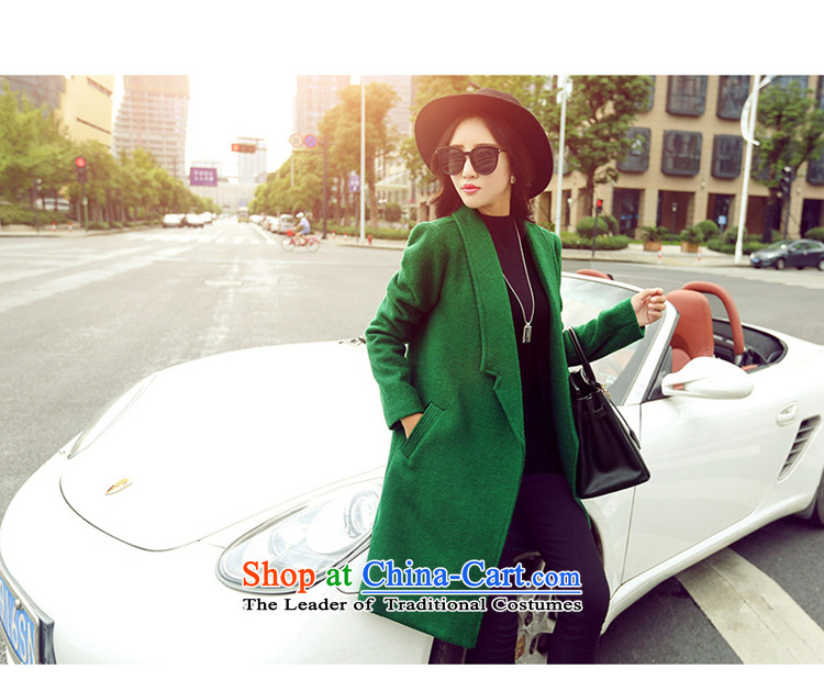 The 2015 autumn welcome new Korean Thick Long temperament a wool coat women's gross? jacket red XL Photo, prices, brand platters! The elections are supplied in the national character of distribution, so action, buy now enjoy more preferential! As soon as possible.