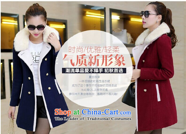 The Athena Chu 2015 winter clothing to recite the new Korean women's wild? long clothes. Much of the Sau San Mao jacket coat female Q050? BOURDEAUX L picture, prices, brand platters! The elections are supplied in the national character of distribution, so action, buy now enjoy more preferential! As soon as possible.