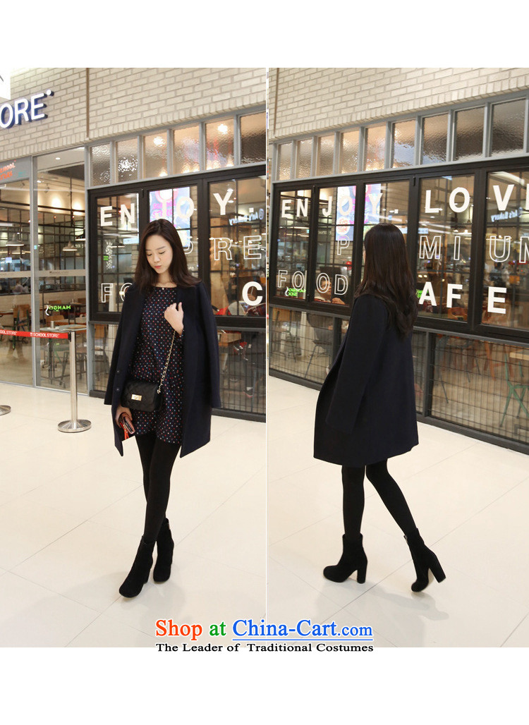 Library Leah 2015 autumn and winter Ms. new Korean thick double-side gross butted? long coats female K184 gross? Gray L picture, prices, brand platters! The elections are supplied in the national character of distribution, so action, buy now enjoy more preferential! As soon as possible.