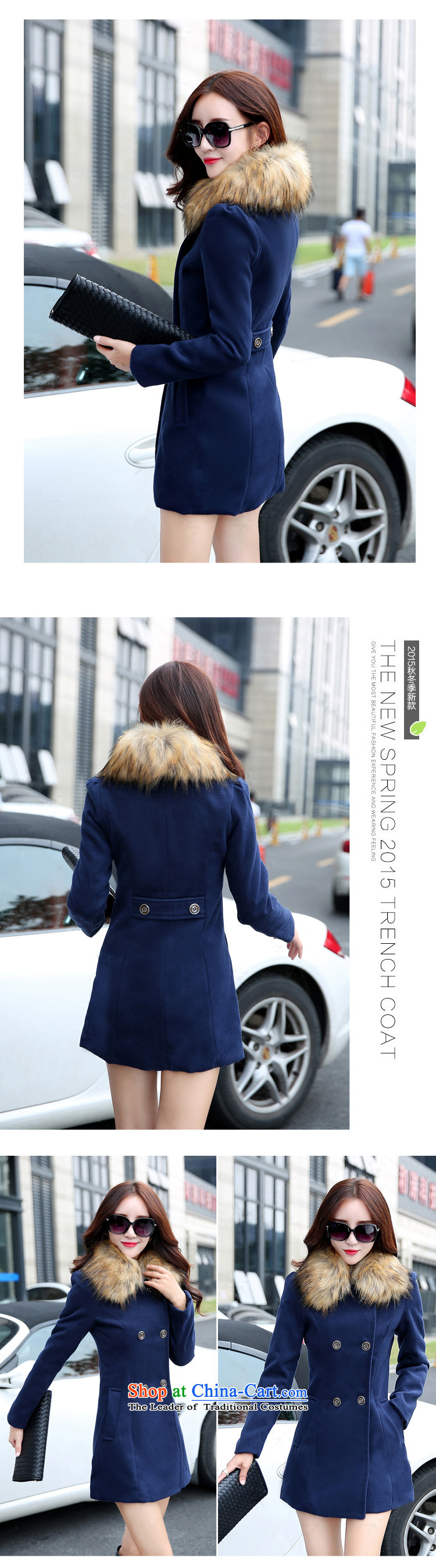 In 2015, child-care logo Fall/Winter Collections Korean version of the new cardigan long thick hair in it a wool coat jacket Sau San Ms. Winter RED M picture, prices, brand platters! The elections are supplied in the national character of distribution, so action, buy now enjoy more preferential! As soon as possible.