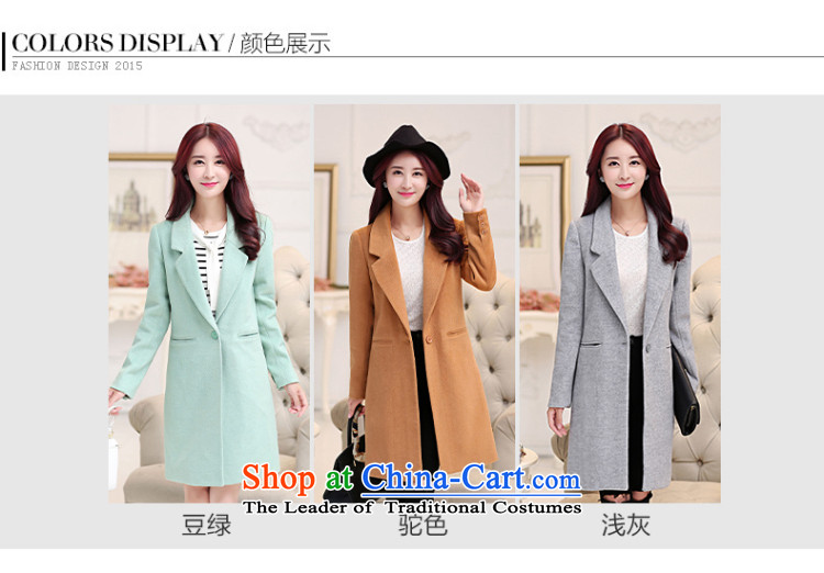 All Daphne gross? 2015 autumn and winter coats female new product version won thin long-sleeved lapel in long temperament lady a wool coat the green XL Photo, prices, brand platters! The elections are supplied in the national character of distribution, so action, buy now enjoy more preferential! As soon as possible.