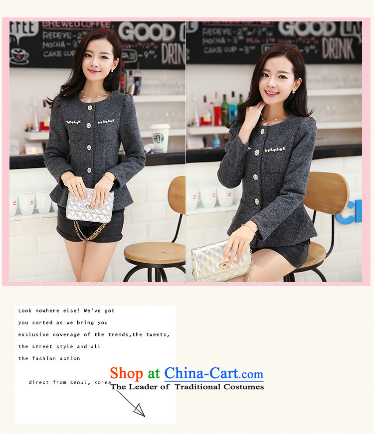 The nest products 2015 female body, decorated in a single row detained jacket female pure color wild short of leather jacket? toner XXL picture, prices, brand platters! The elections are supplied in the national character of distribution, so action, buy now enjoy more preferential! As soon as possible.