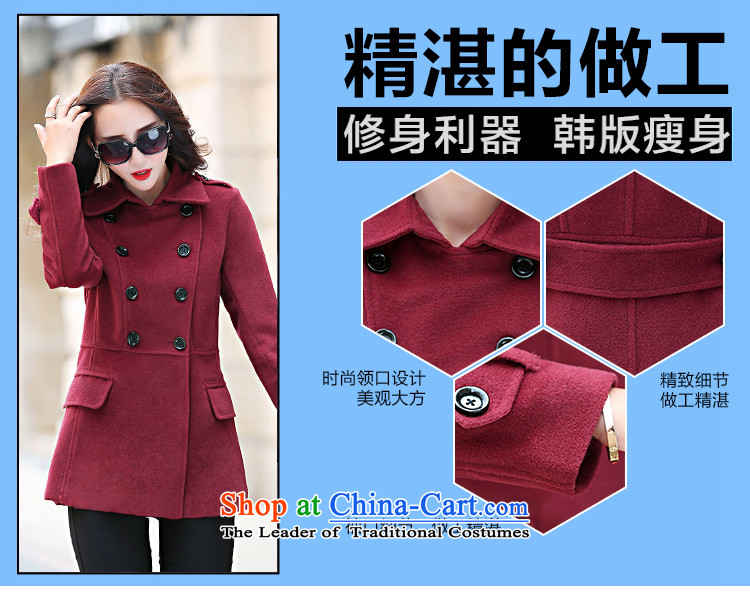 Once again we get gross coats girl for winter 2015 Women's short, thin hair so Sau San video female Korean jacket and Color M picture, prices, brand platters! The elections are supplied in the national character of distribution, so action, buy now enjoy more preferential! As soon as possible.