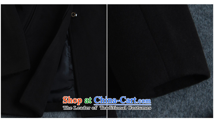2015 Autumn and Winter Korean version of large numbers of ladies in mm thick long thick hair without collars overcoats female black? 3XL picture, prices, brand platters! The elections are supplied in the national character of distribution, so action, buy now enjoy more preferential! As soon as possible.