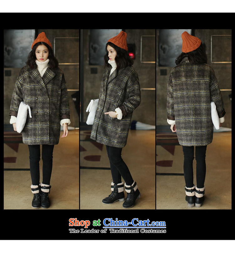 Jane can also fall and winter 2015 new Korean double-jacket in gross? Long a wool coat female W32 Yellow Tartan XL Photo, prices, brand platters! The elections are supplied in the national character of distribution, so action, buy now enjoy more preferential! As soon as possible.