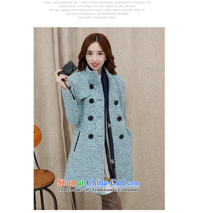 The Shing Hui 2015 autumn and winter new larger female Korean fashion in the Sau San long wool coat leisure?? jacket female white hair 1513 L picture, prices, brand platters! The elections are supplied in the national character of distribution, so action, buy now enjoy more preferential! As soon as possible.