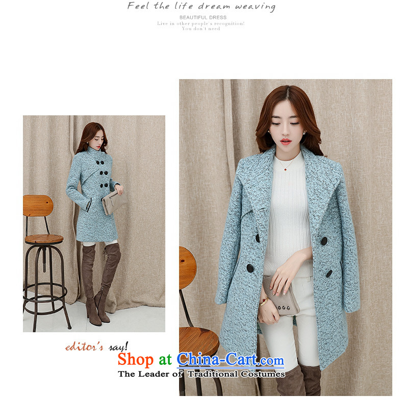 The Shing Hui 2015 autumn and winter new larger female Korean fashion in the Sau San long wool coat leisure?? jacket female white hair 1513 L picture, prices, brand platters! The elections are supplied in the national character of distribution, so action, buy now enjoy more preferential! As soon as possible.
