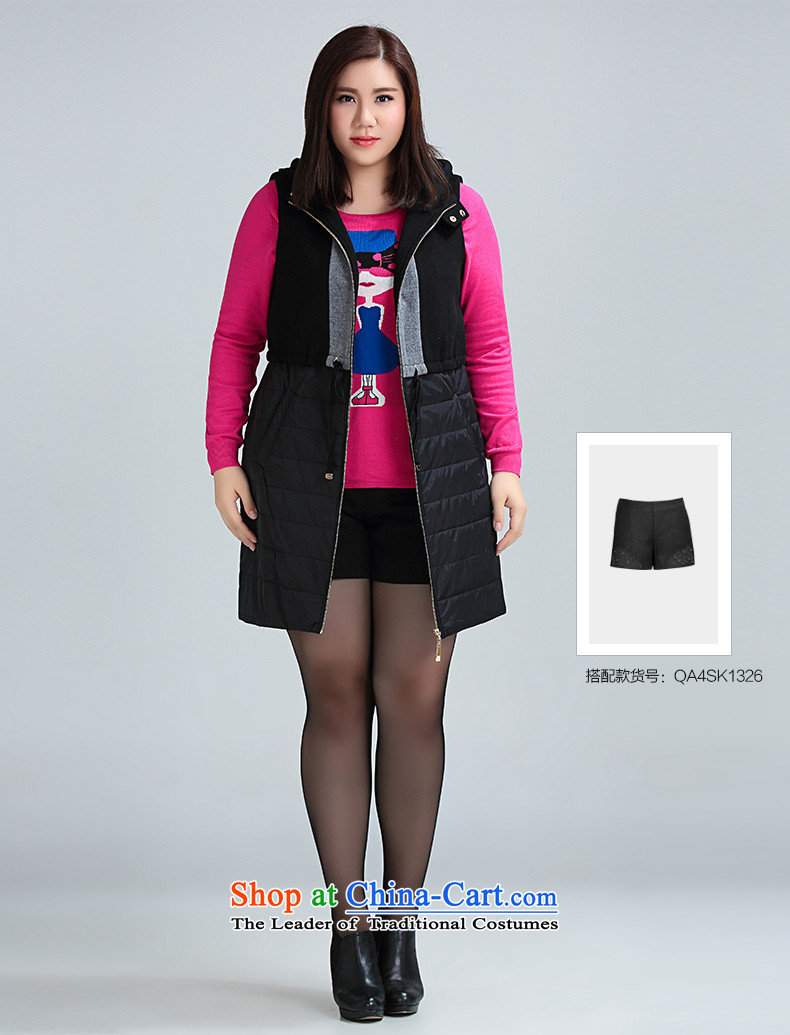 The former Yugoslavia Li Sau 2015 autumn large new boxed women's fashion cap, a collision in the color Foutune of long coat female0550 Black 5XL picture, prices, brand platters! The elections are supplied in the national character of distribution, so action, buy now enjoy more preferential! As soon as possible.