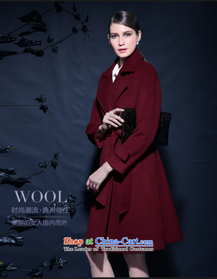 Yuen-core women 2015 winter clothing new stylish temperament, long long-sleeved 