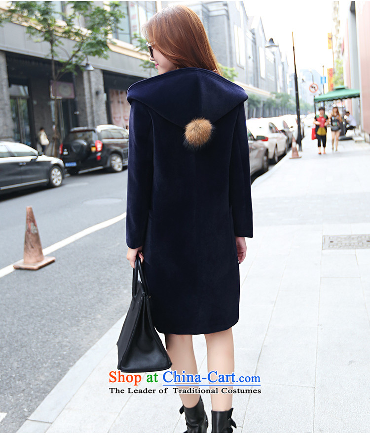  The Korean version of the 2015 Autumn ESVT new stylish and simple graphics thin cap Sau San lapel of long-sleeved in long coats of gross? female pink L picture, prices, brand platters! The elections are supplied in the national character of distribution, so action, buy now enjoy more preferential! As soon as possible.