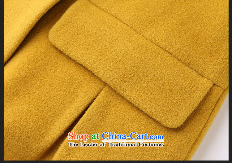 Meath Yang original Fong Shan gross? 2015 autumn and winter coats of new products in the double-long-sleeved long coats gross? female orange M picture, prices, brand platters! The elections are supplied in the national character of distribution, so action, buy now enjoy more preferential! As soon as possible.