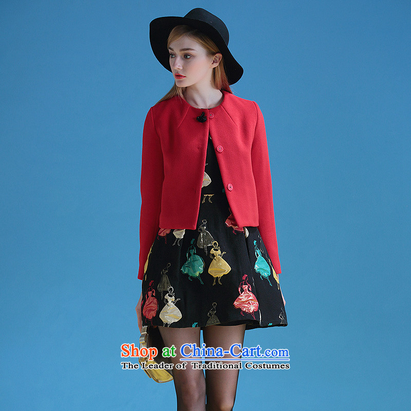 Ms Audrey Eu xivi xin gross? 2015 Winter Jacket coat new women's body and stylish decorated collar thick-coats Y554132? red , L, Xin Wei , , , shopping on the Internet