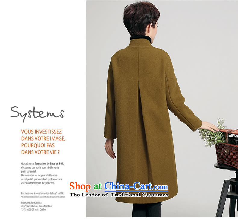 The Korea-U.S. customers new coats female 2015 gross? Korean long loose coat M047 gross? yellow and brown M picture, prices, brand platters! The elections are supplied in the national character of distribution, so action, buy now enjoy more preferential! As soon as possible.